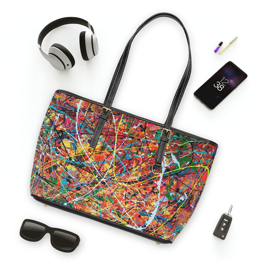 #181 Chaos in Color: Luxury PU Leather Shoulder Bag